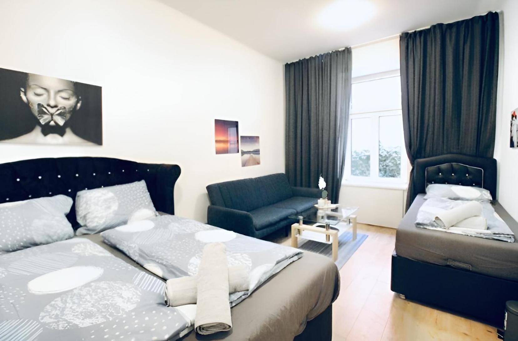 Spacious Cozy 1Br Apt Near To Danube River Вена Экстерьер фото